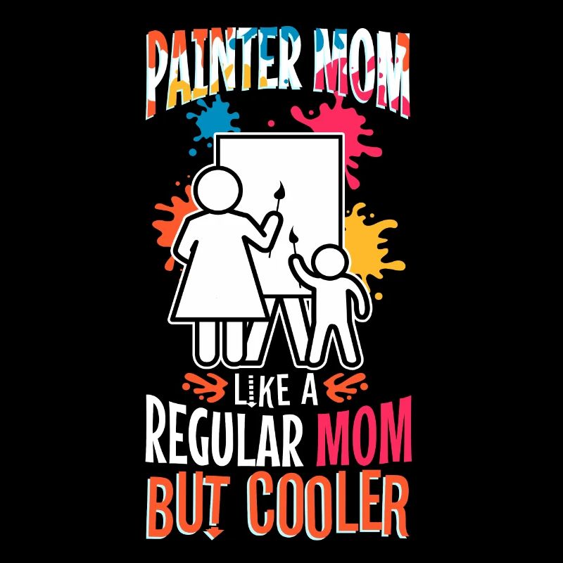 Maman peintre comme un papa normal mais plus cool