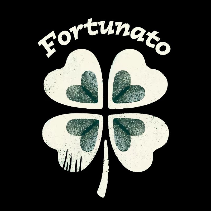 Fortunato Emblem Distressed Vierblatt