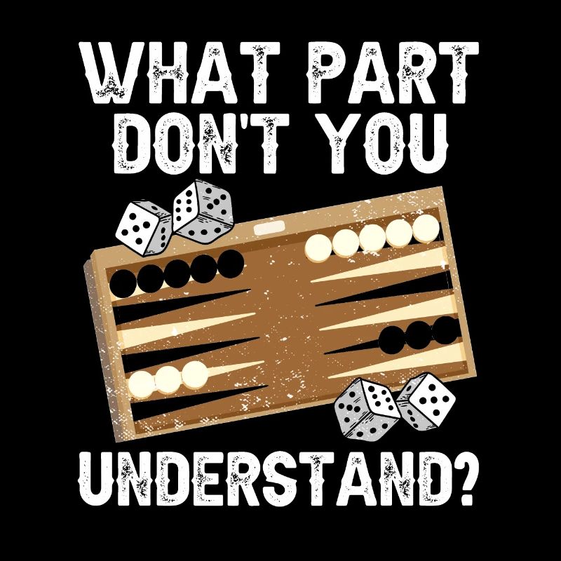 Jeu de société Backgammon drôle