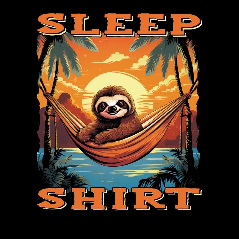Relax with our "sleep sloth" design