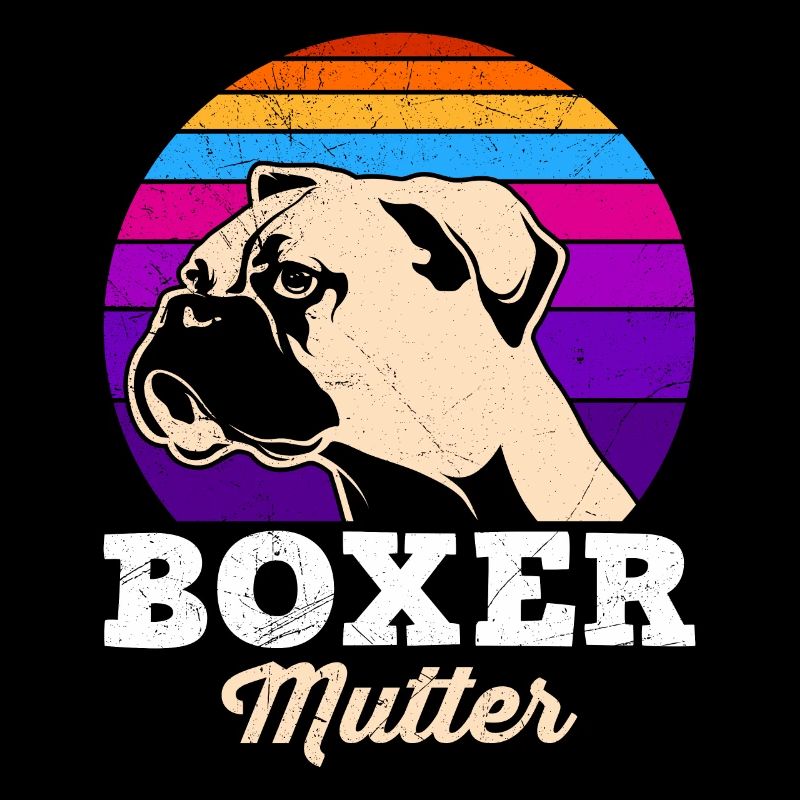 BOXER MUTTER Deutscher Boxer Hundebesitzerin