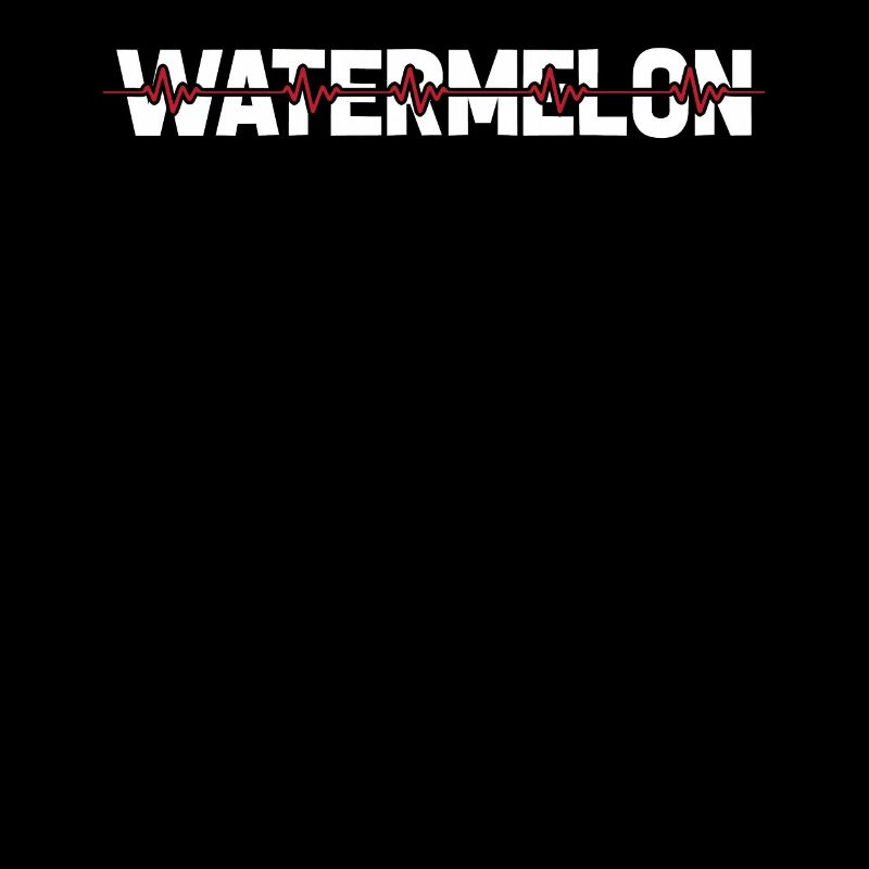 Rythme cardiaque ECG de pastèque