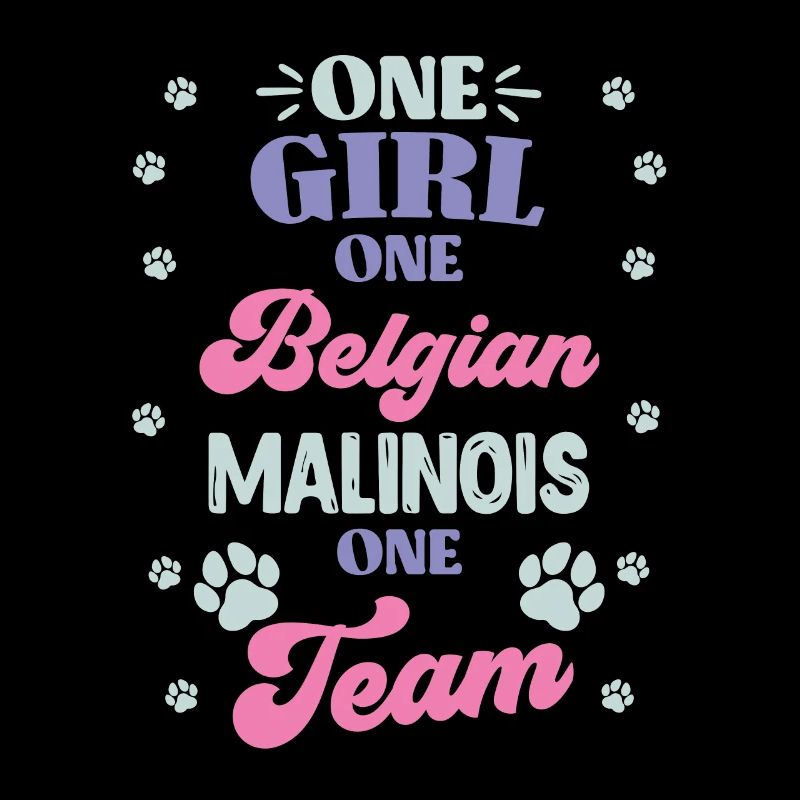 Malinois EIN MÄDCHEN EIN BELGISCHER SCHÄFERHUND
