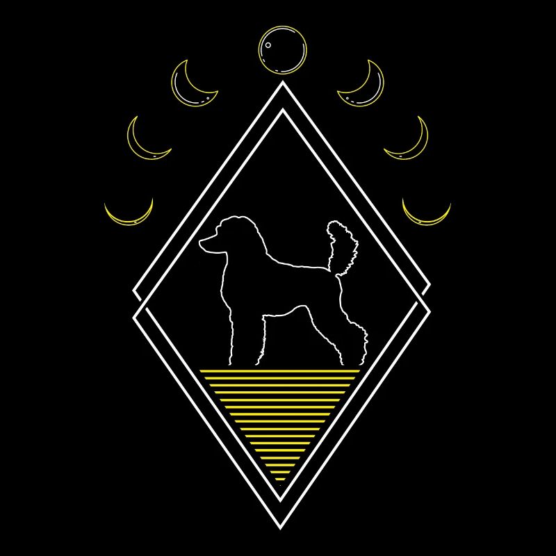 Caniche Abstrait Phases de Lune