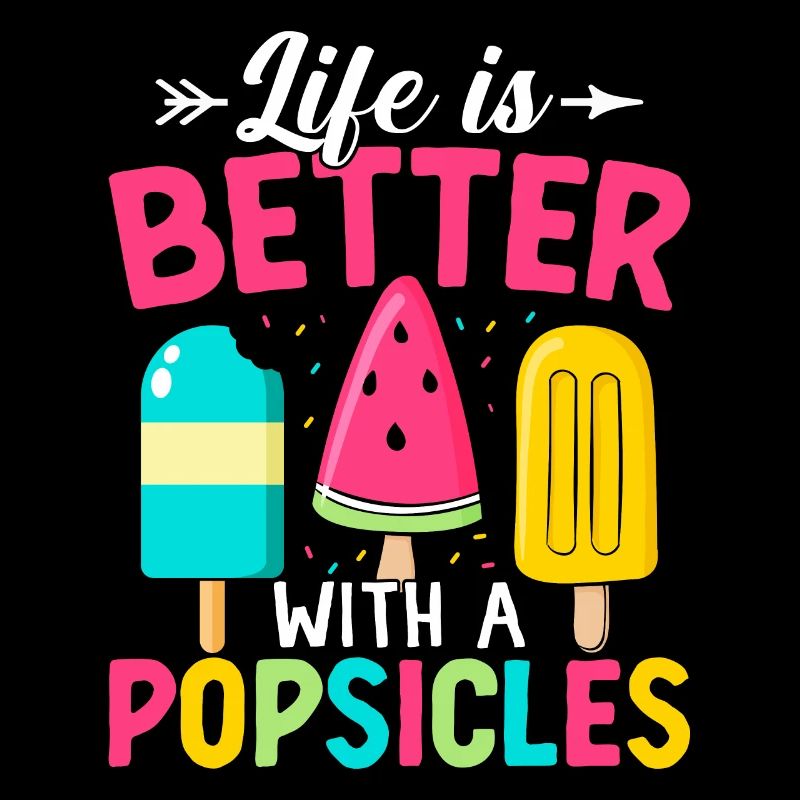 Funny Popsicle Lovers Summer Snacks Ice Lolly