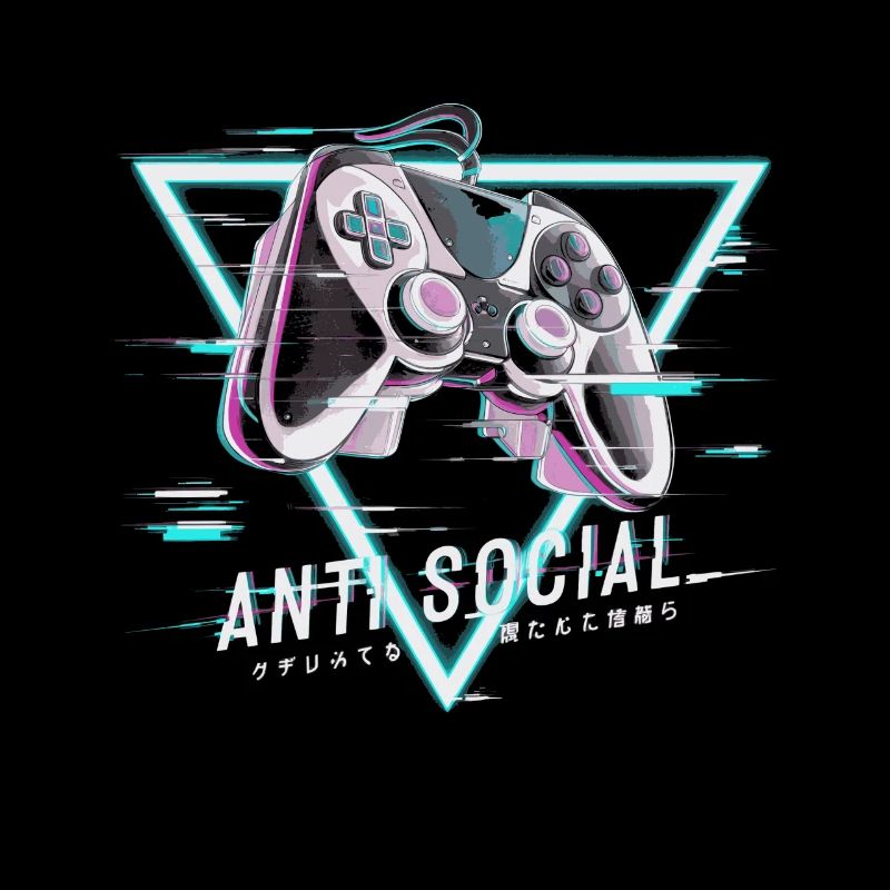 Gaming Controller Glitch Design