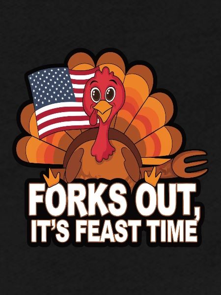Dinde drôle de Thanksgiving