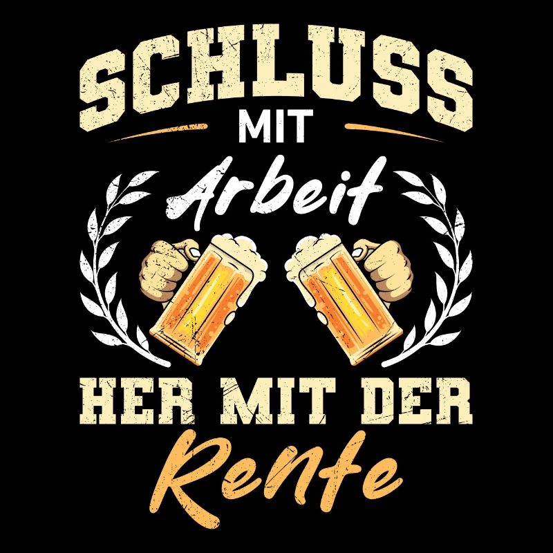 Rentner SCHLUSS MIT ARBEIT HER MIT DER RENTE