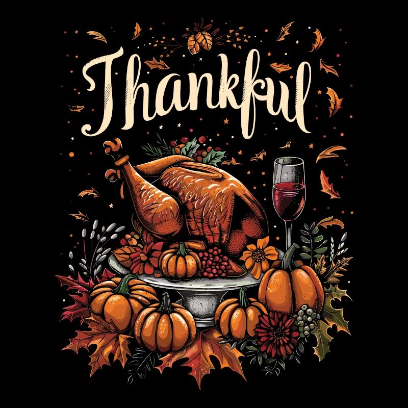 Dankbares Gobble Wobble Thanksgiving