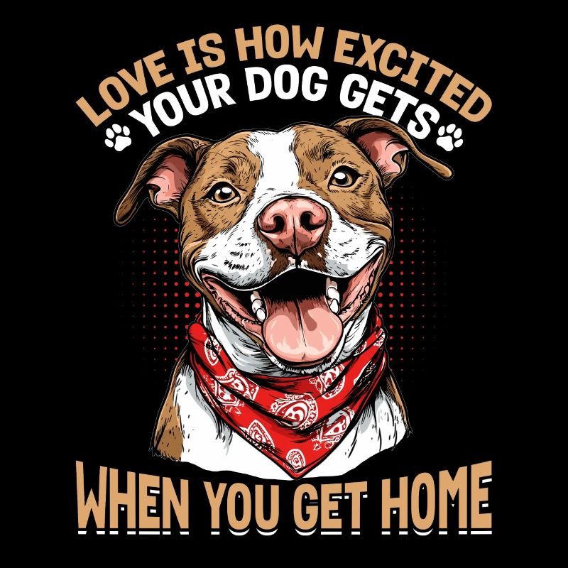Propriétaire de chien Pitbull Terrier