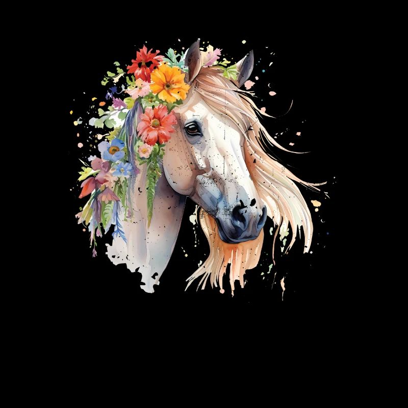J’aime mon Percheron À la grange et