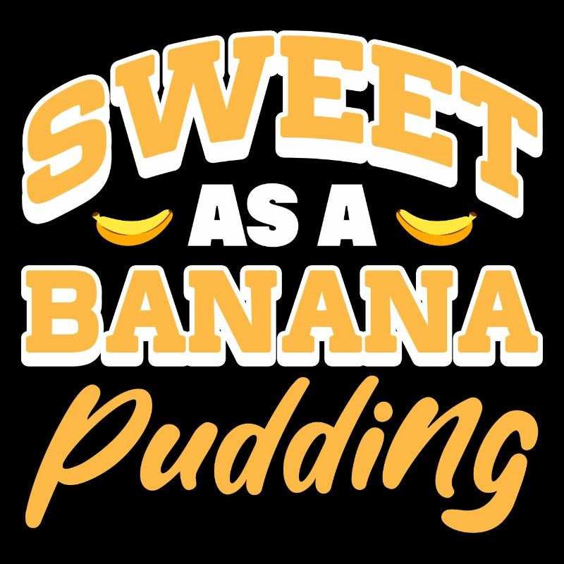 Sucré comme un pudding à la banane Dessert de confiserie