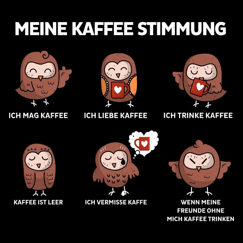 Kaffee Stimmungen Eule