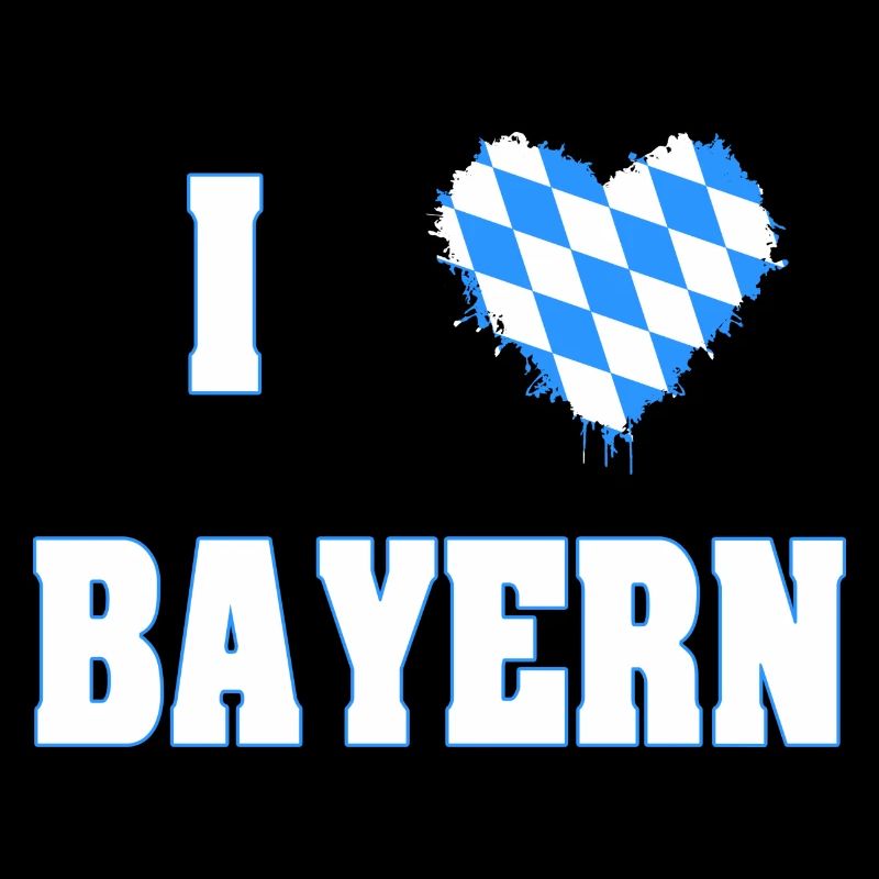 I love Bayer, Herz, Geschenk, Bavaria