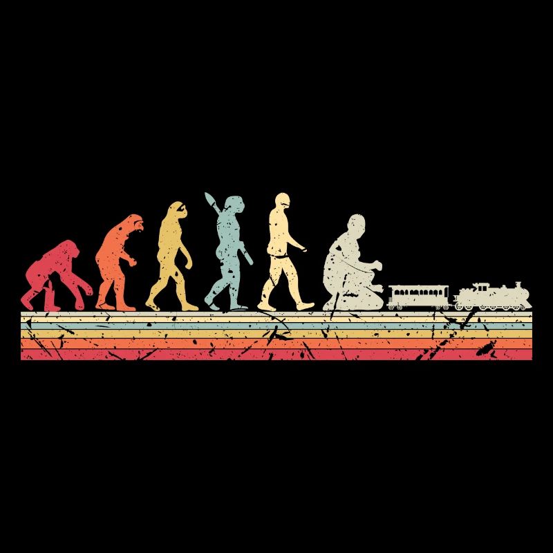Evolution of Human Train Model Railway