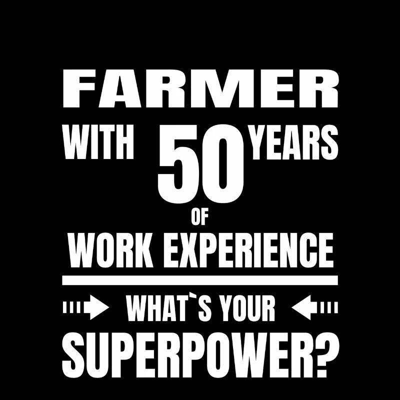 FARMER 50 ANS D'EXPÉRIENCE DE TRAVAIL