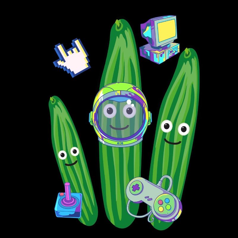concombre, trio, nerds, nerd, geek, console, gamer