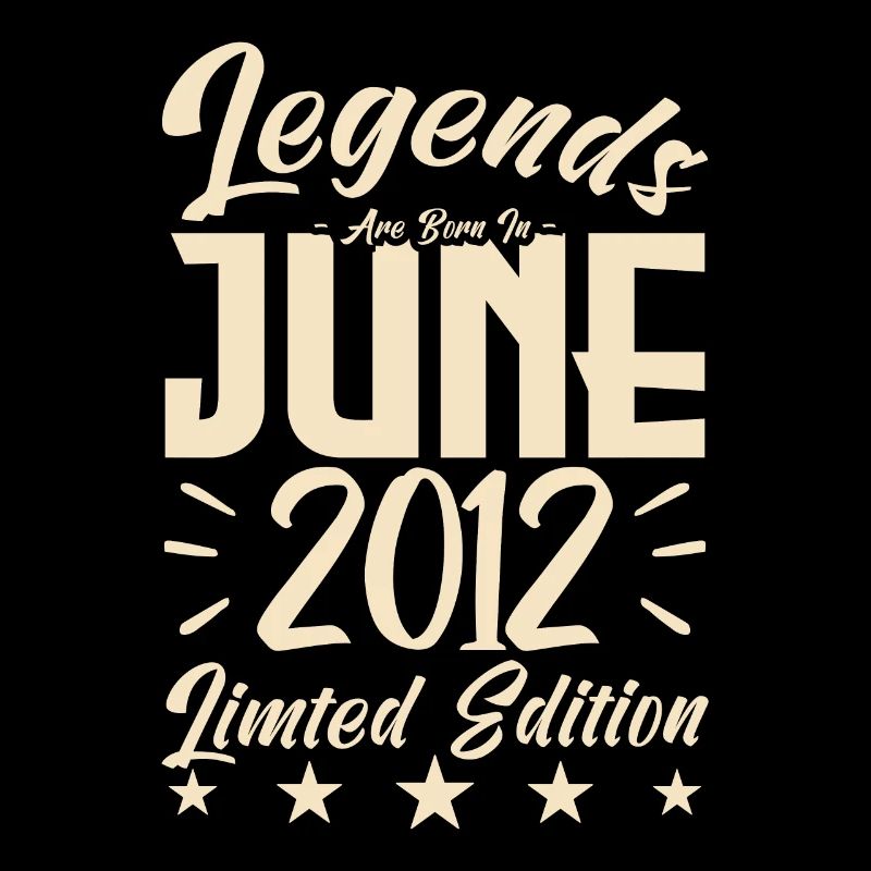 Geboren Juni 2012 Geburtstagsgeschenk 2012.