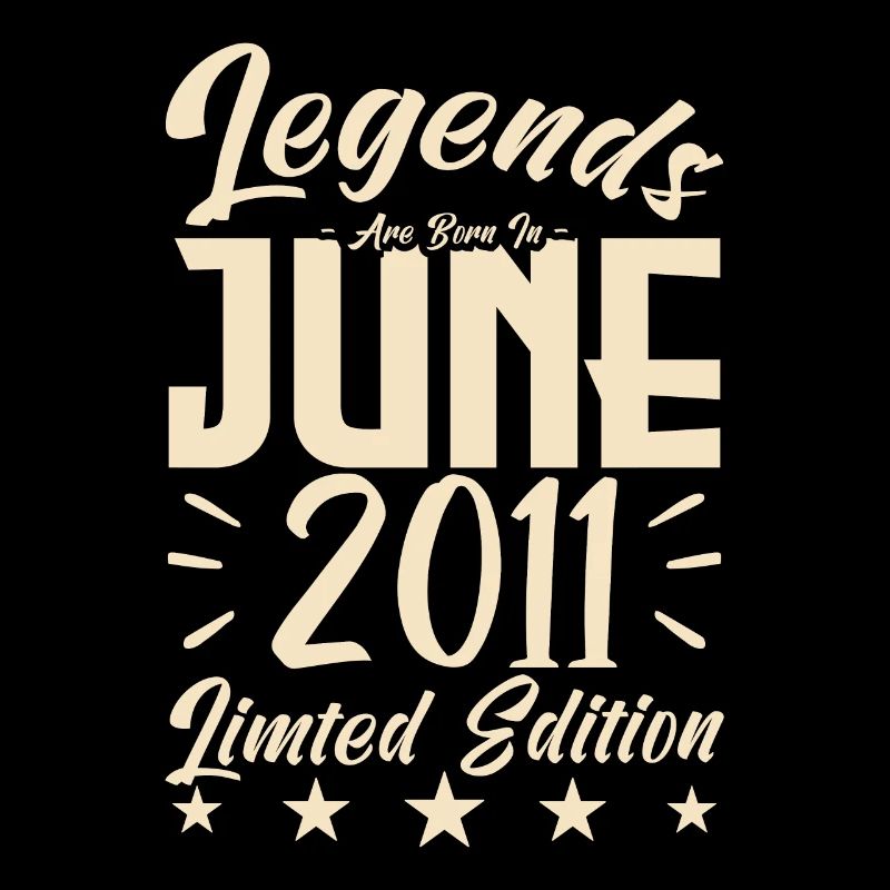 Geboren Juni 2011 Geburtstagsgeschenk 2011.