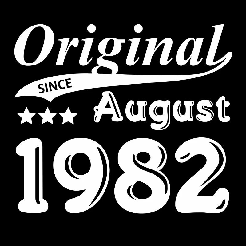 Depuis 1982 Août originale cadeau