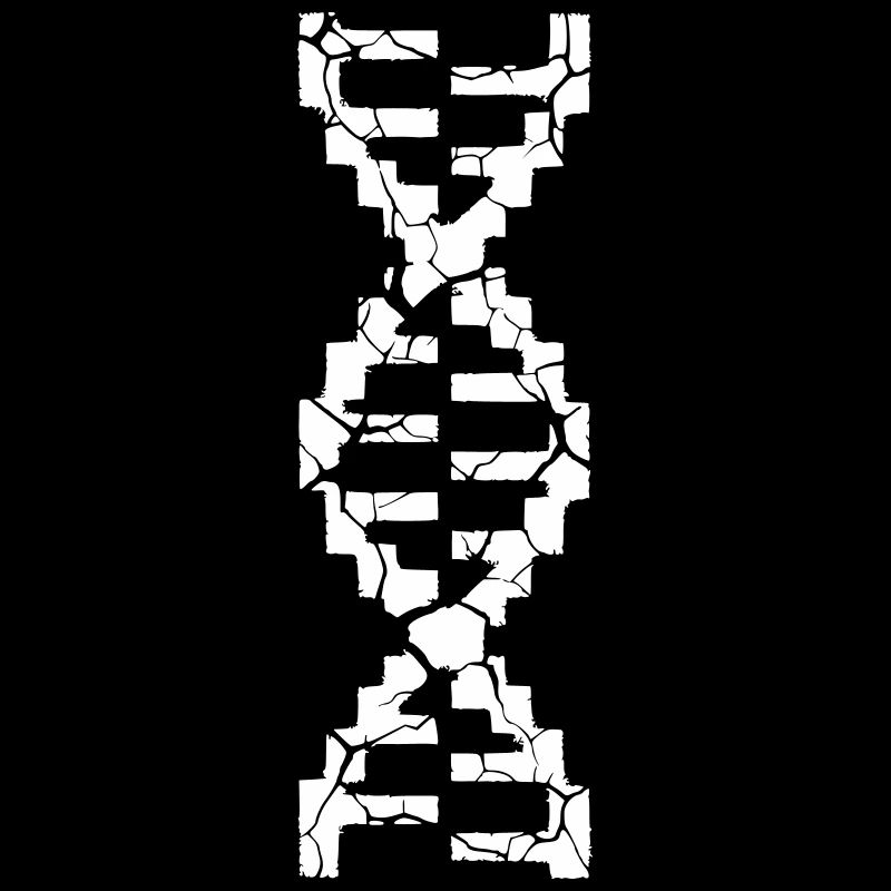 DNA Strang Gebrochen Risse