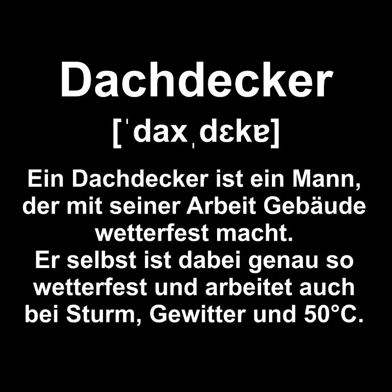 Beruf Dachdecker