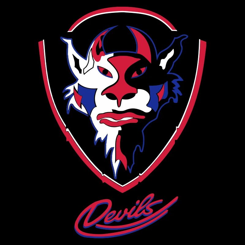 Devils visuels logo avec Devils Script
