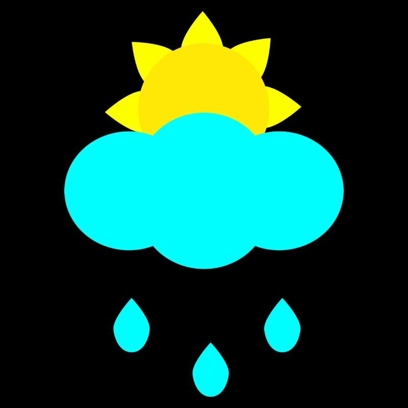 sun rain cloud