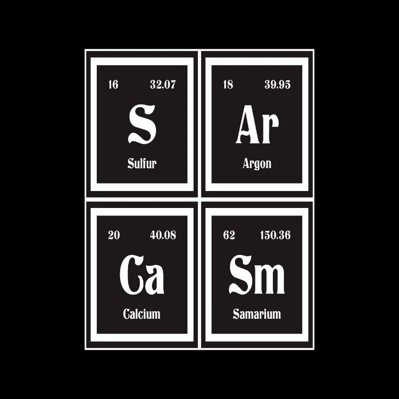 Sarkasmus | Periodensystem der Elemente