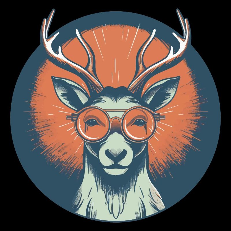 Deer Sunglasses Deer Red Deer