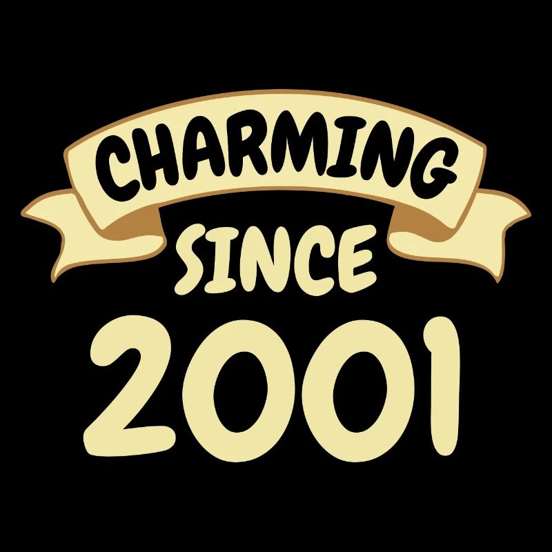 22. Geburtstag Geschenk Charmant seit 2001