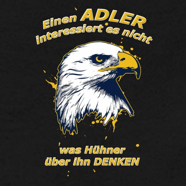 Adler interesse Huehner