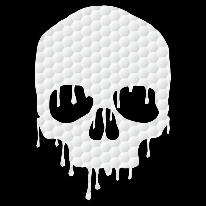 Golf Skeleton - A Cool Skull Design For Golf Lover