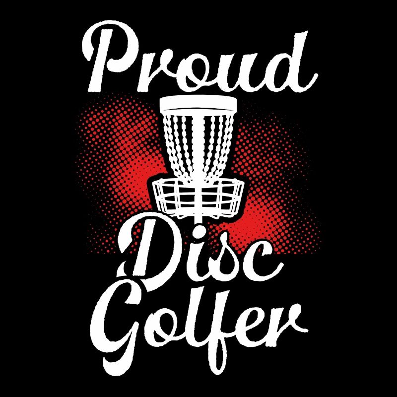 Fier disc golfeur