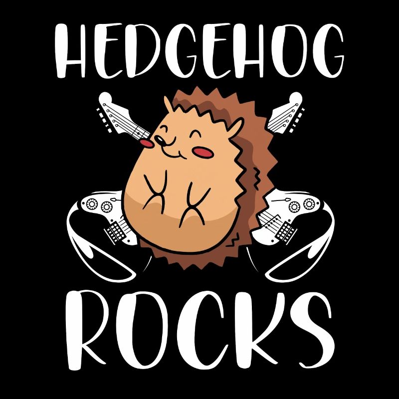 Süßer Igel rockt