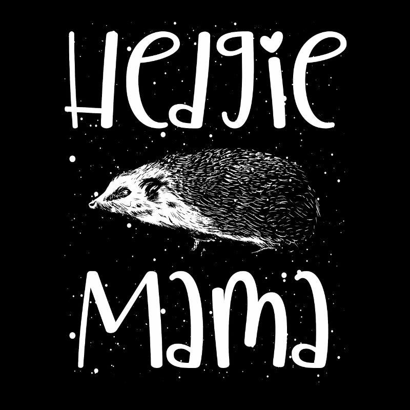 Sweet hedgehog mom