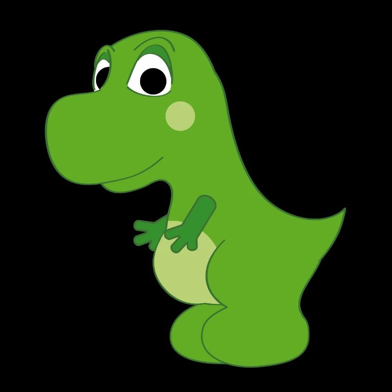 Pregosaurus Green dino Enceinte Trex rex