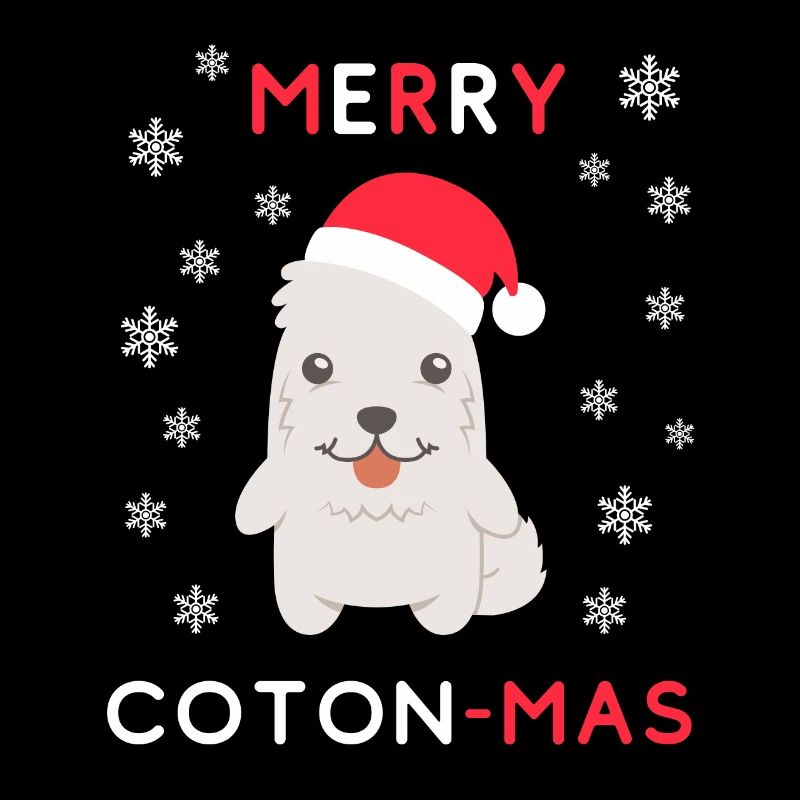 Joyeux Coton Mas - Joyeux Noël Coton de Tulear