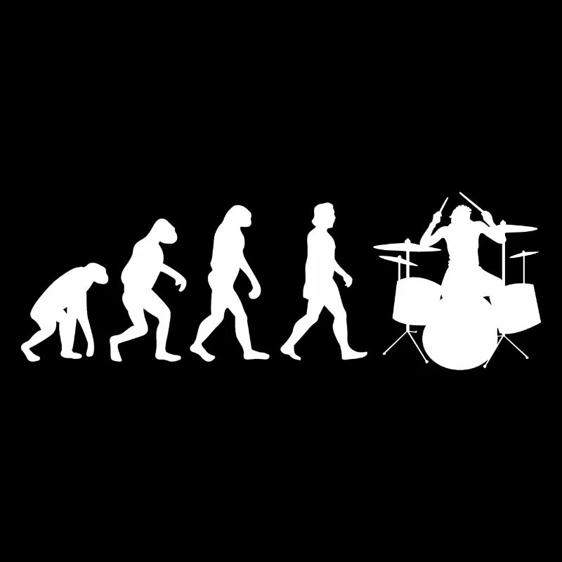 Schlagzeuger Evolution Schlagzeug Drummer Band