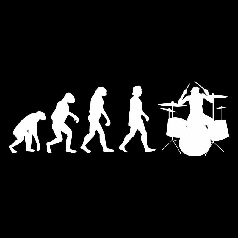 Batteur Evolution Batteur Batteur Drummer Band
