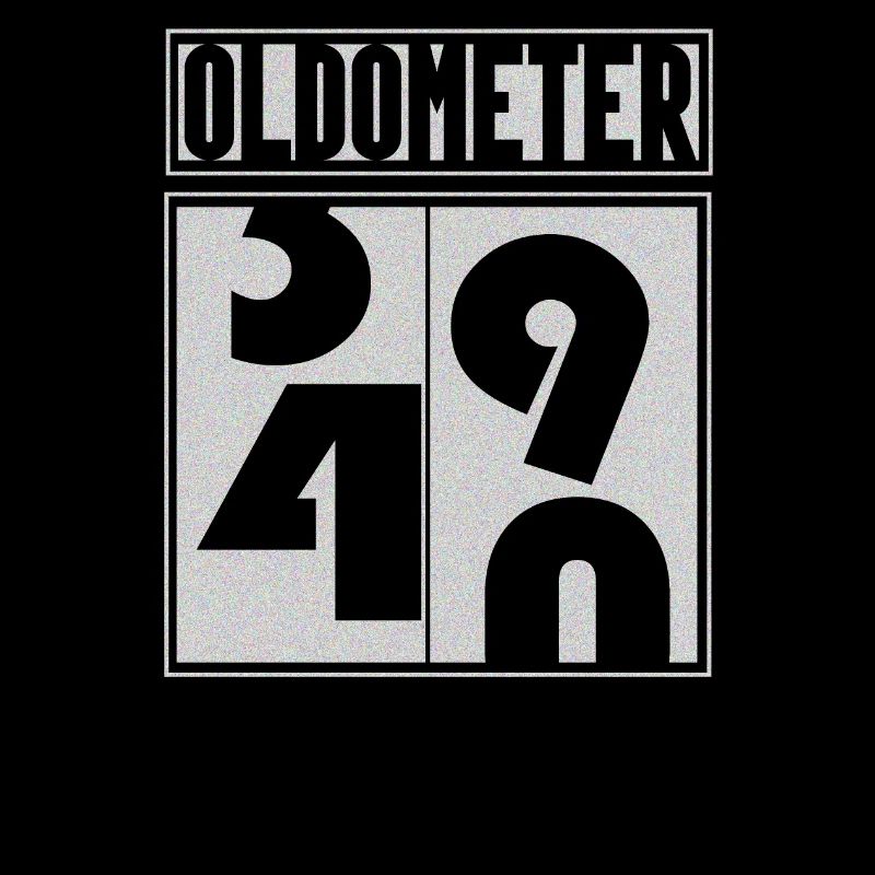 Oldometer 40. Geburtstagsgeschenk
