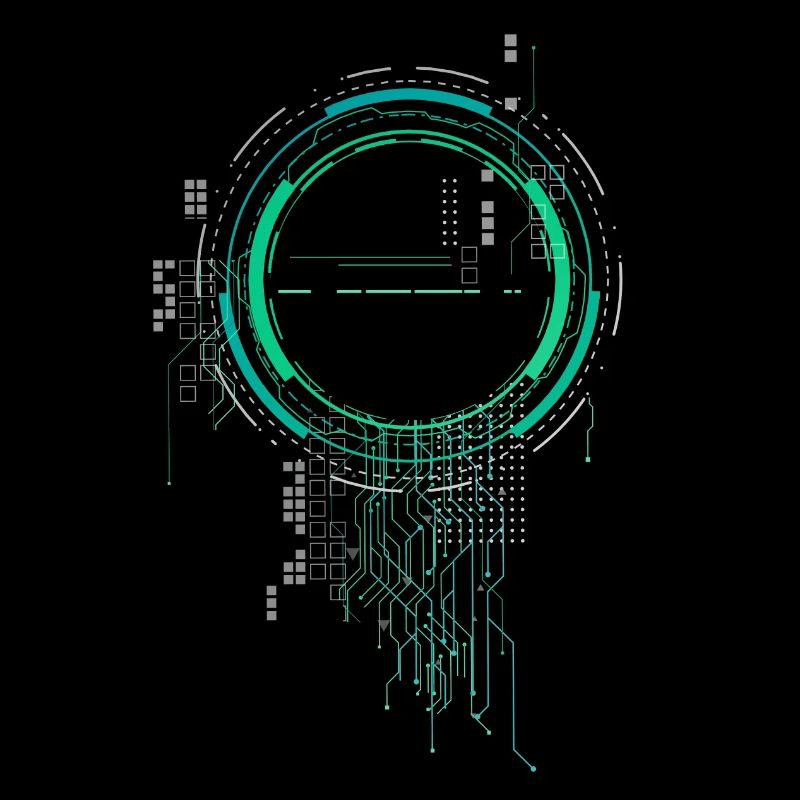 CPU PC PCB Spaceship Code Nerd PC Pixel Coder