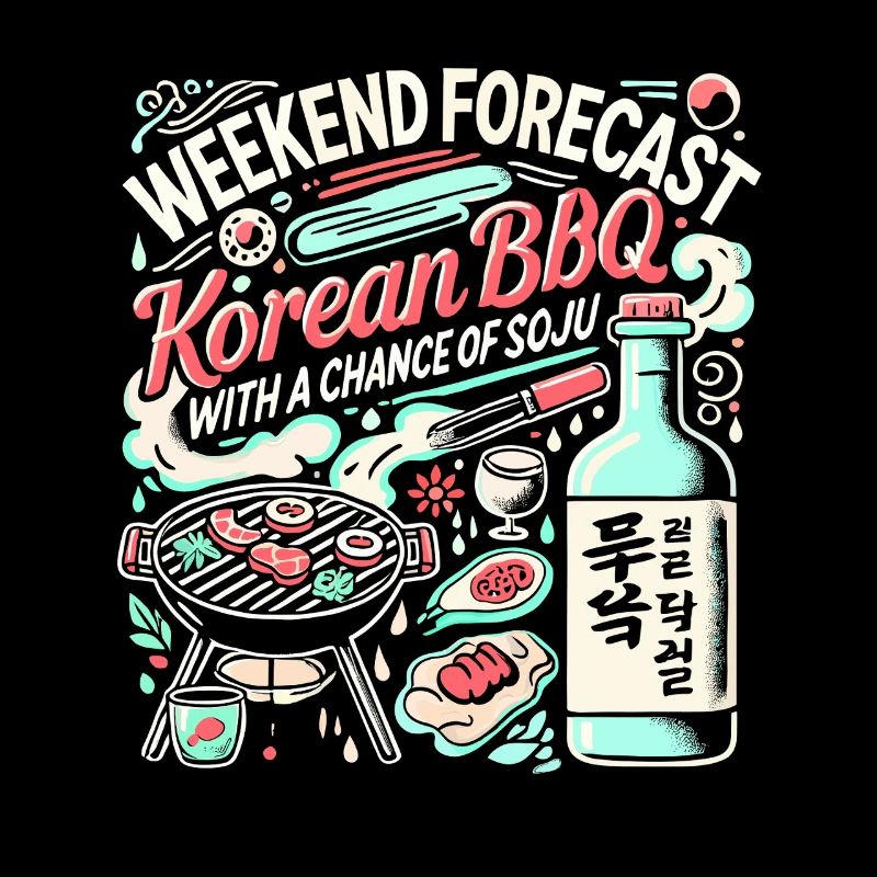 Wochenendvorhersage Koreanisches BBQ mit einer