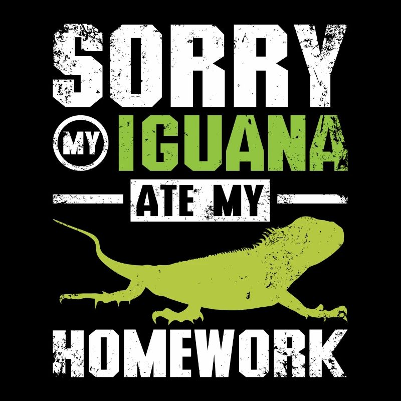 Sorry my Iguana ate my homework