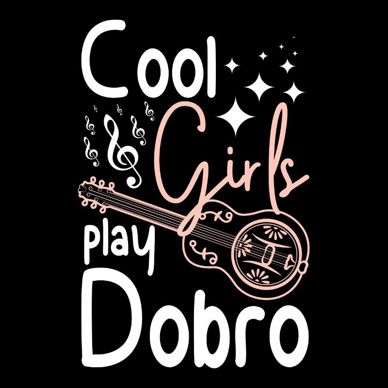 Les filles cool jouent au Dobro