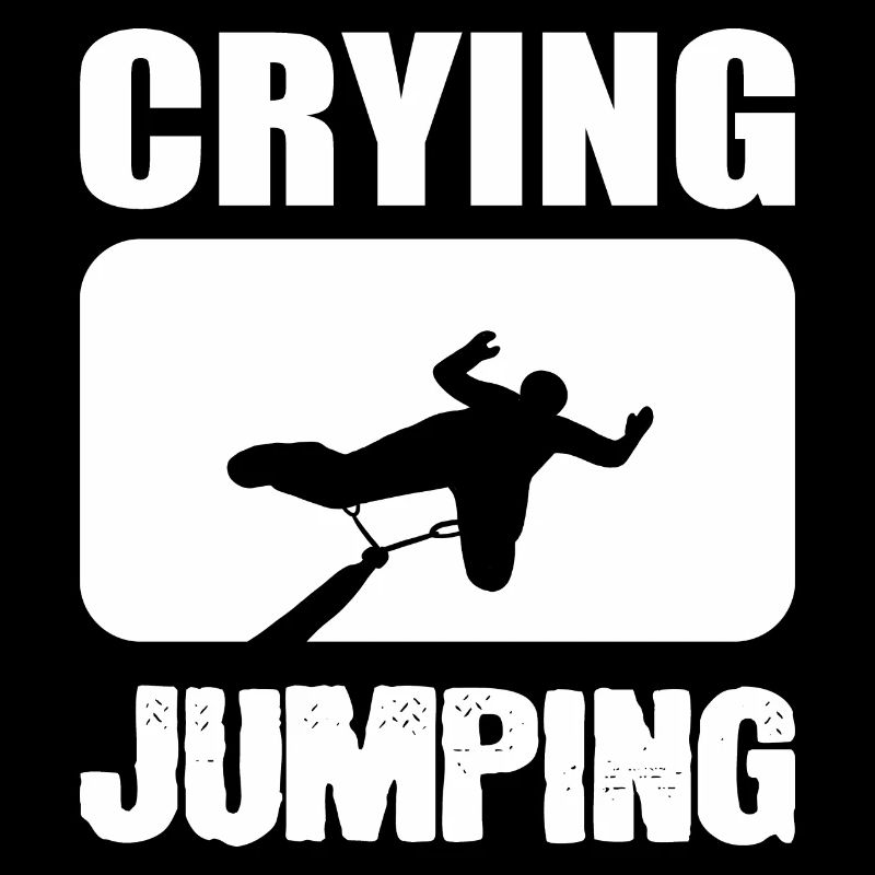 Crying jump tourist gift