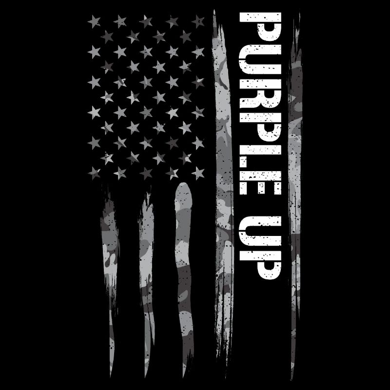 Purple Up - Drapeau américain