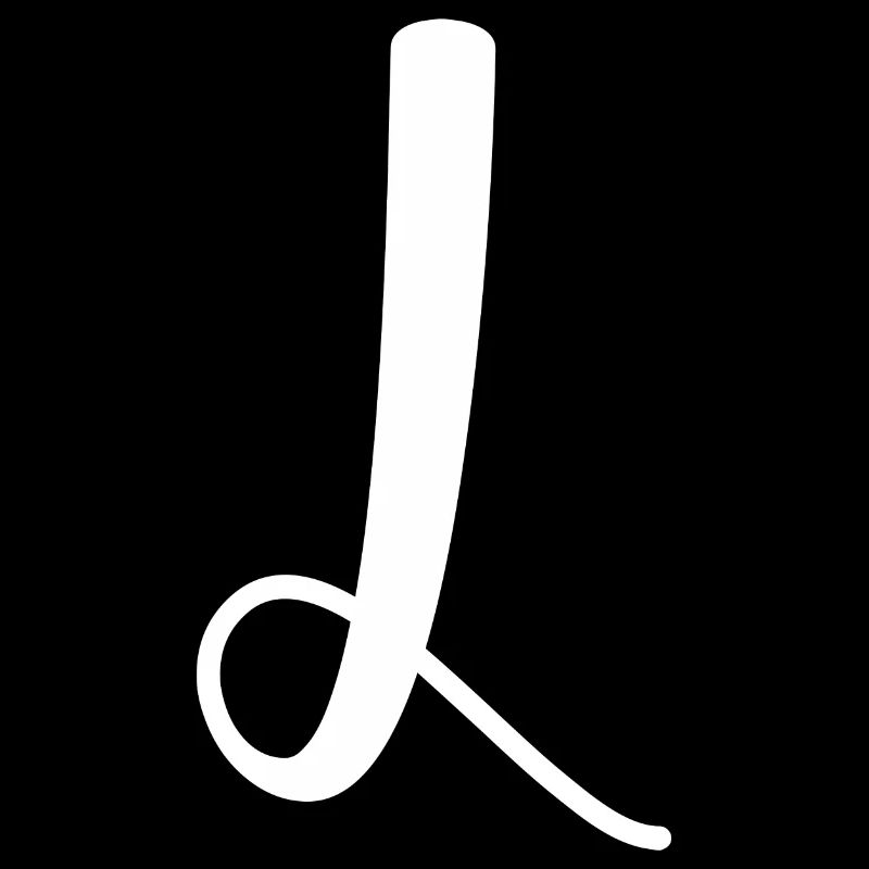 Calligraphie, initiale L