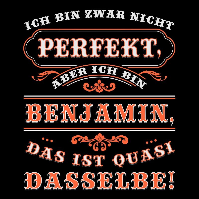 Funny BENJAMIN for Name Day with Name Name