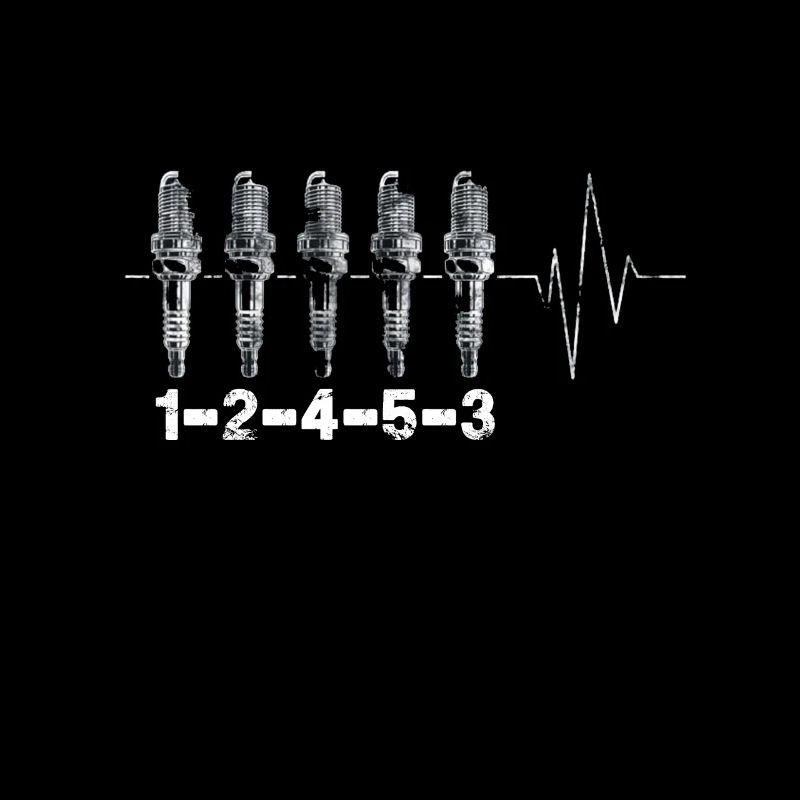 Idée cadeau 5 cylindres turbo oldtimer 1-2-4-5-3